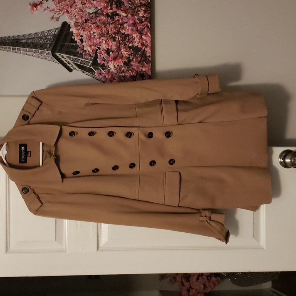 Caramel trench coat
